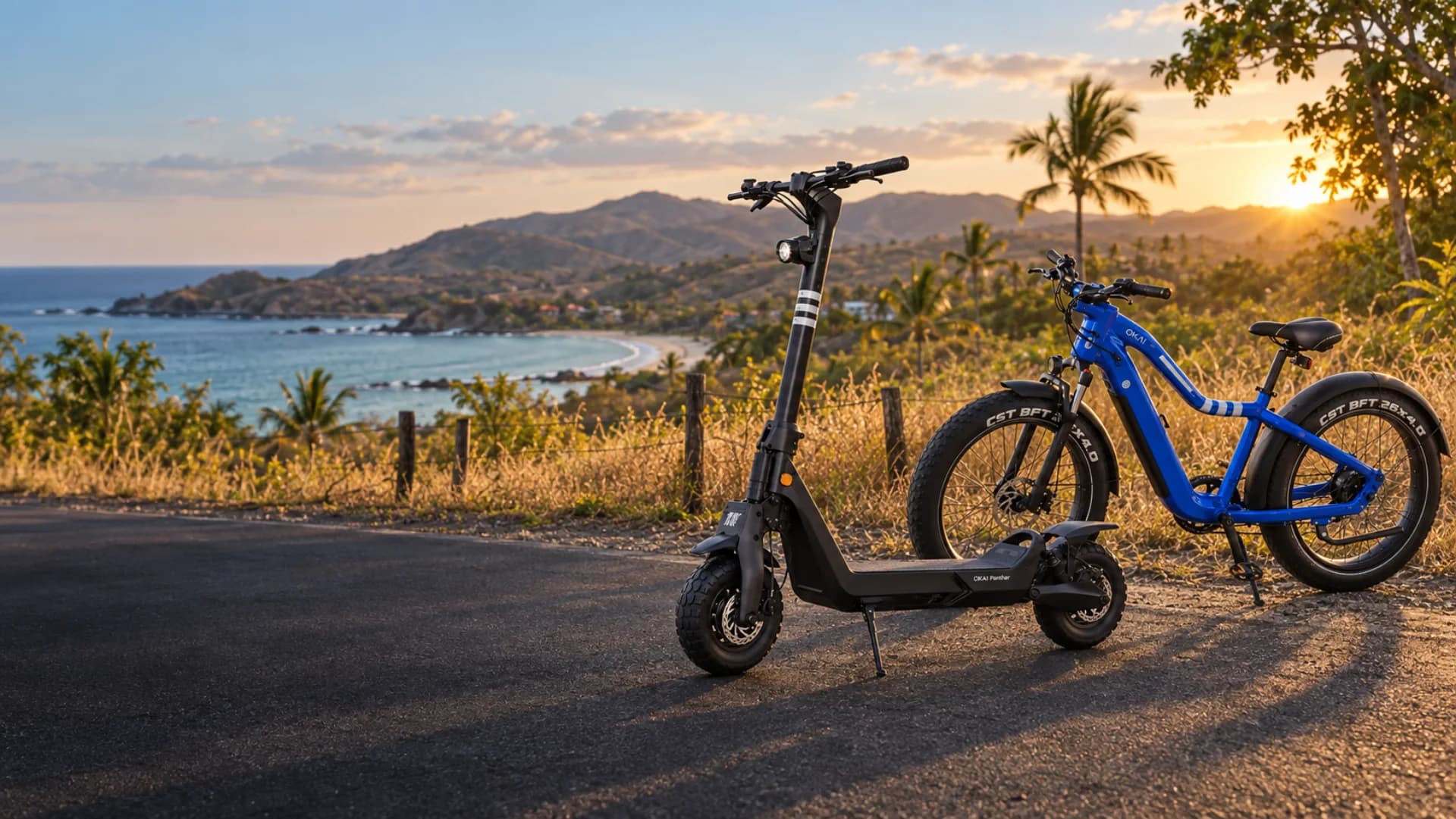 OKAI Panther ES800 and Ranger EB50 in Guanacaste, Costa Rica