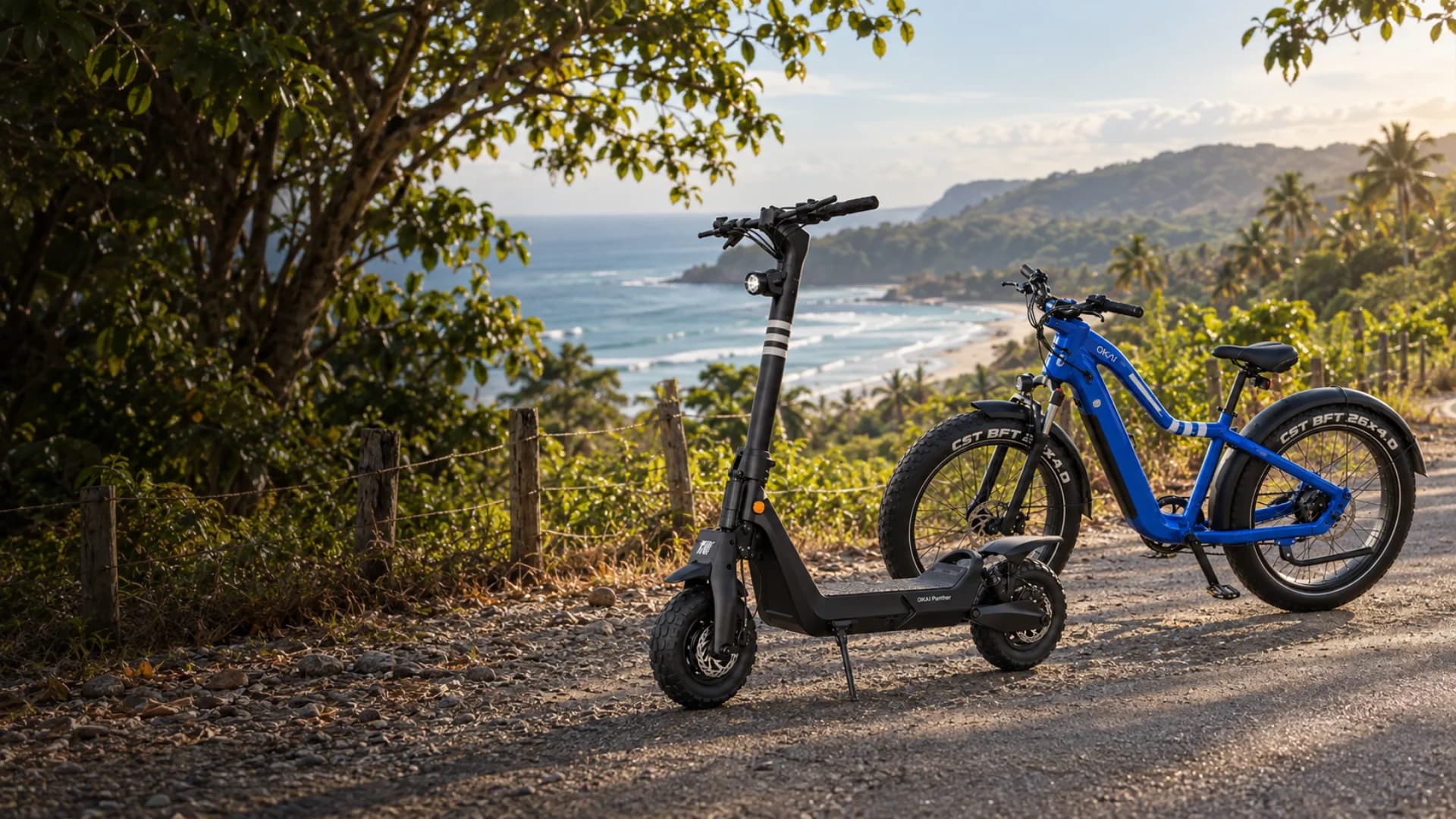 OKAI Panther ES800 and Ranger EB50 in Nicoya Peninsula, Costa Rica