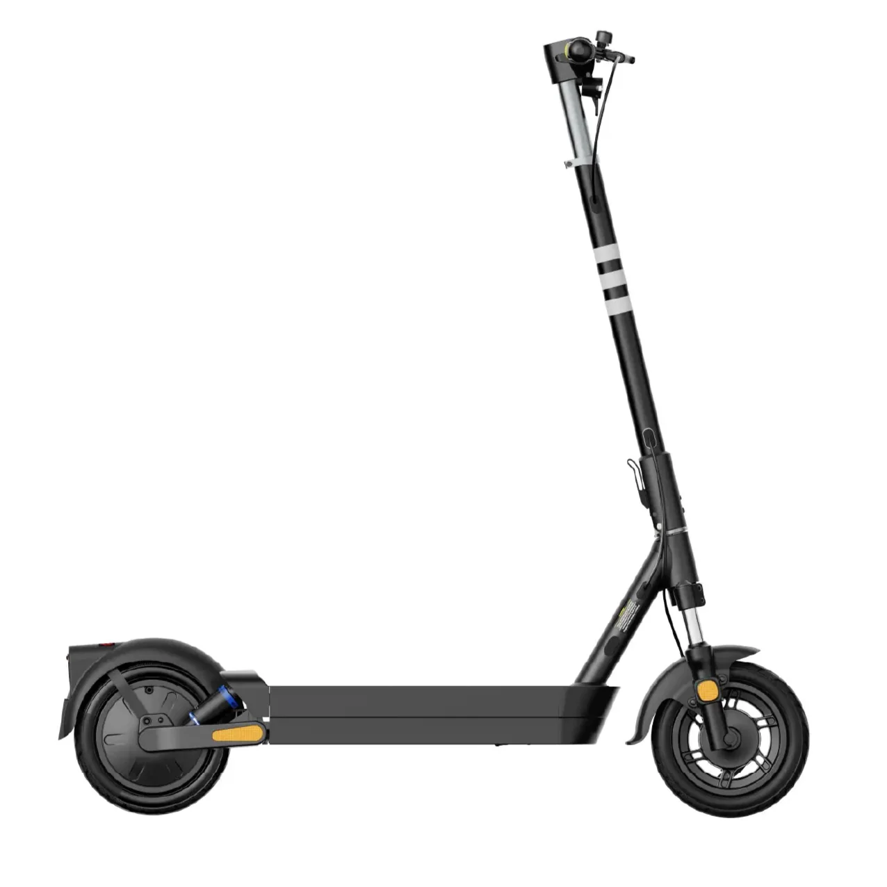OKAI Neon Ultra scooter riding near sandy coastal terrain