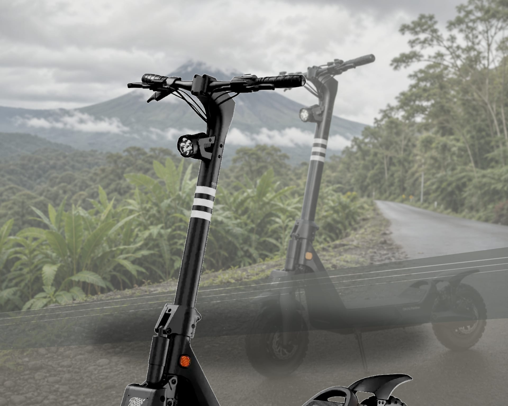 OKAI scooter detail
